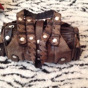 Chloe snakeskin handbag